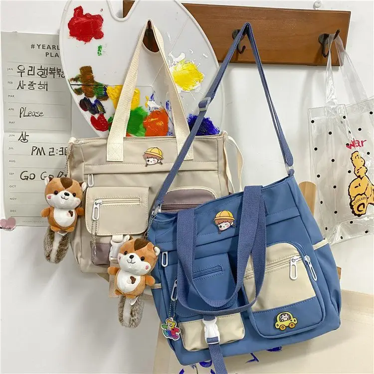 Japanese Style Shoulder Bag for Students Casual Artistic Design — feature 81