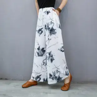 Women's Red Printed Cotton Silk A-Line Dress — feature 14