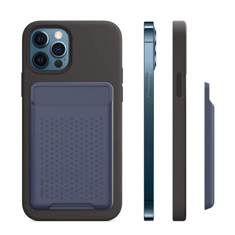 Anti-Graffiti Anti-De-Gauss Silicone Card Holder for iPhone - Image 11