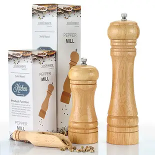 Acacia Wood Manual Pepper Mill for Kitchen Use — feature 9