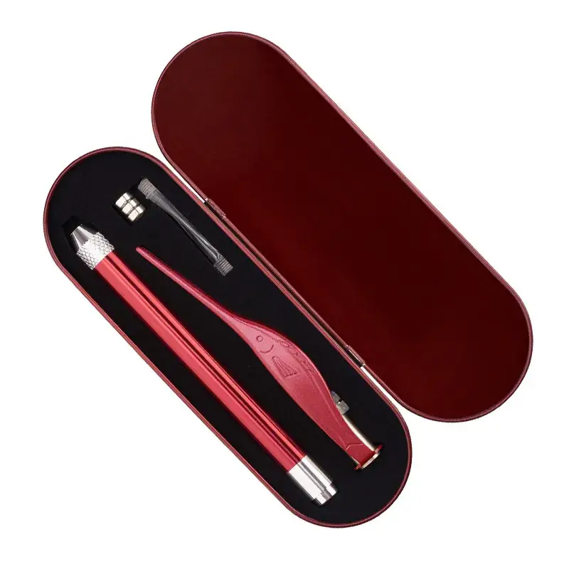 Rose Gold Luminous Ear Spoon Set with Tweezers - Image 11