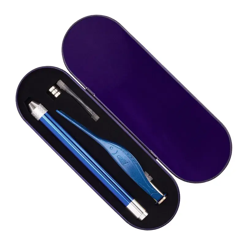 Rose Gold Luminous Ear Spoon Set with Tweezers - Image 12