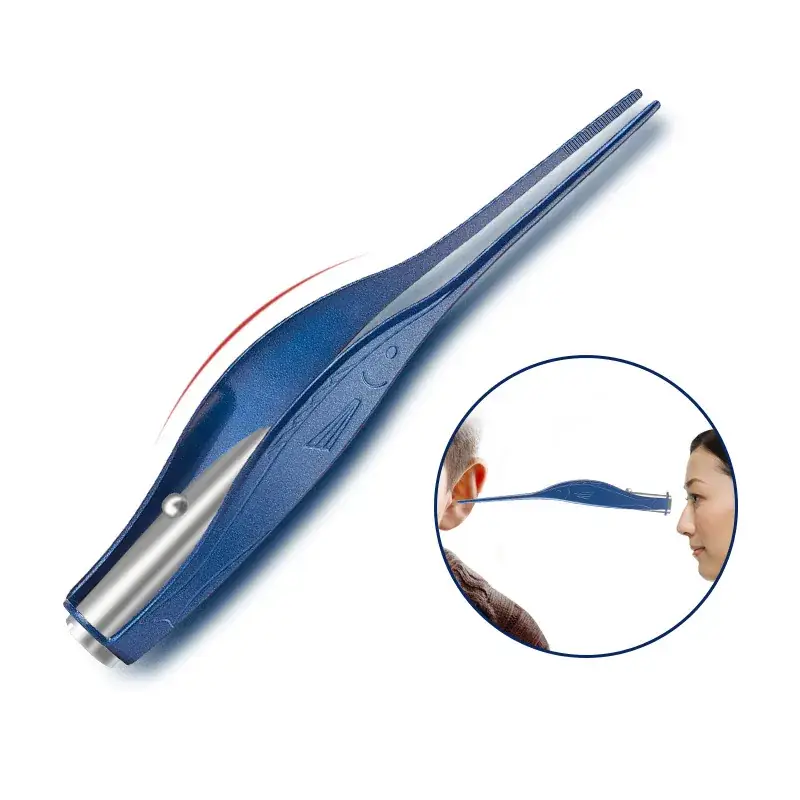 Rose Gold Luminous Ear Spoon Set with Tweezers - Image 8