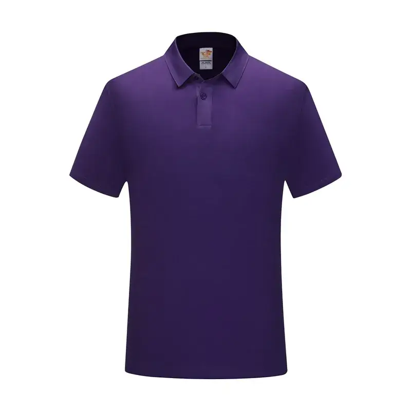 Men's Light Blue Moisture Wicking Polo Shirt - Image 4