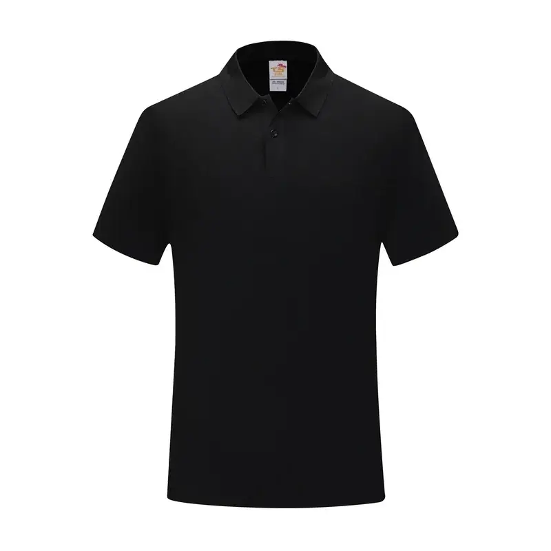 Men's Light Blue Moisture Wicking Polo Shirt - Image 5