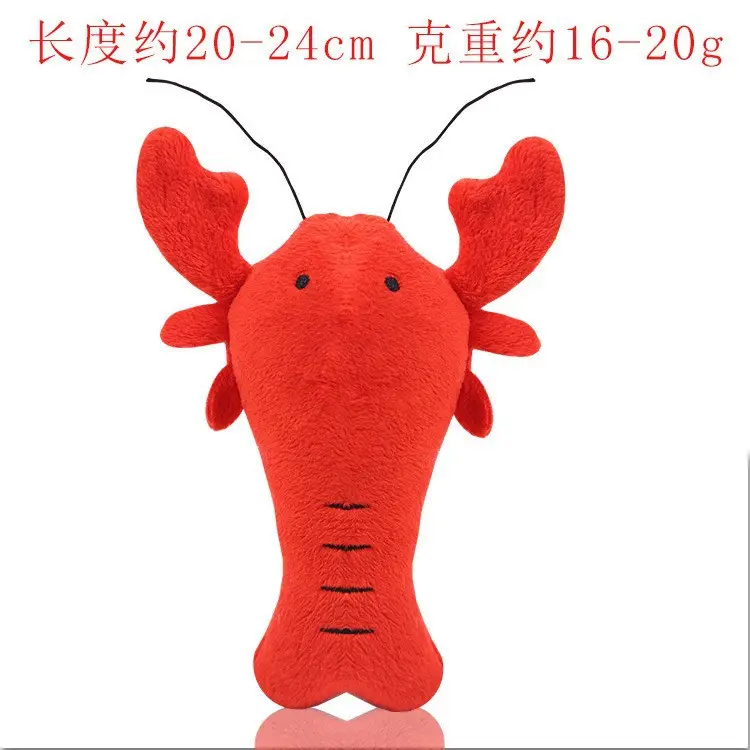 Red Crayfish Sound Plush Toy