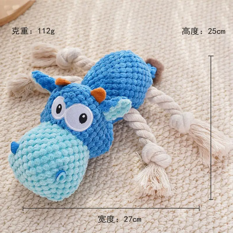 Blue hippo toy