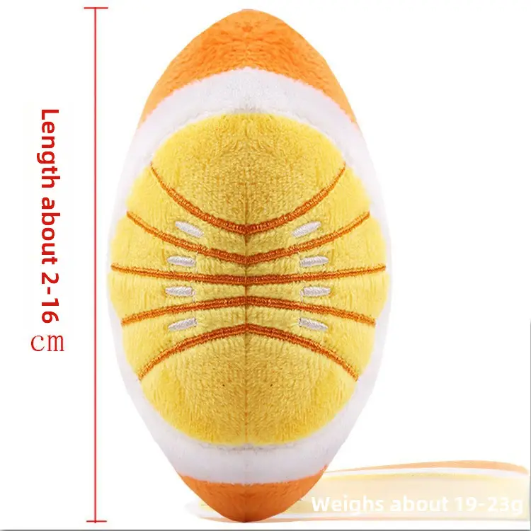 Plush Dog French Bulldog Bite Resistant Ball Rope Sound Toy Fruit Cartoon Animal Cat Cat Pet Supplies