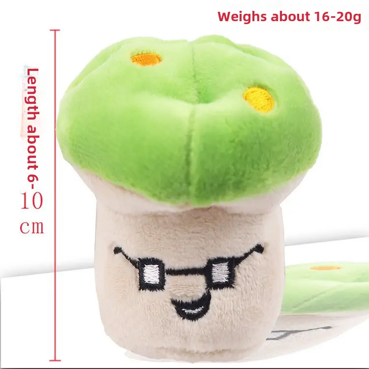 Plush Dog French Bulldog Bite Resistant Ball Rope Sound Toy Fruit Cartoon Animal Cat Cat Pet Supplies