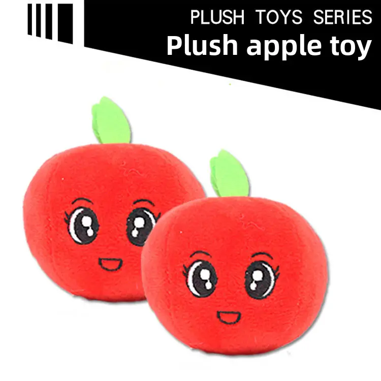 Plush Dog French Bulldog Bite Resistant Ball Rope Sound Toy Fruit Cartoon Animal Cat Cat Pet Supplies