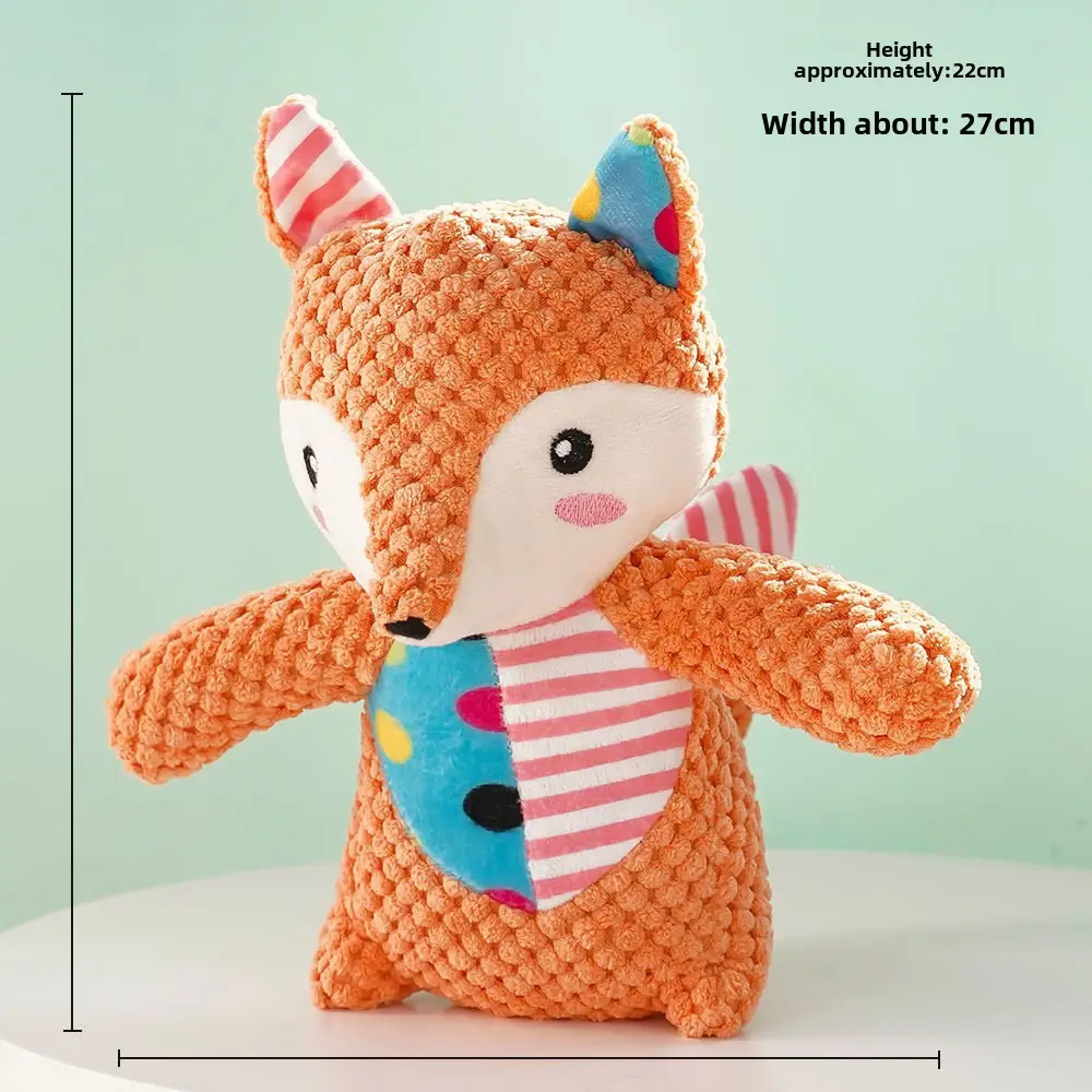 Plush Dog French Bulldog Bite Resistant Ball Rope Sound Toy Fruit Cartoon Animal Cat Cat Pet Supplies