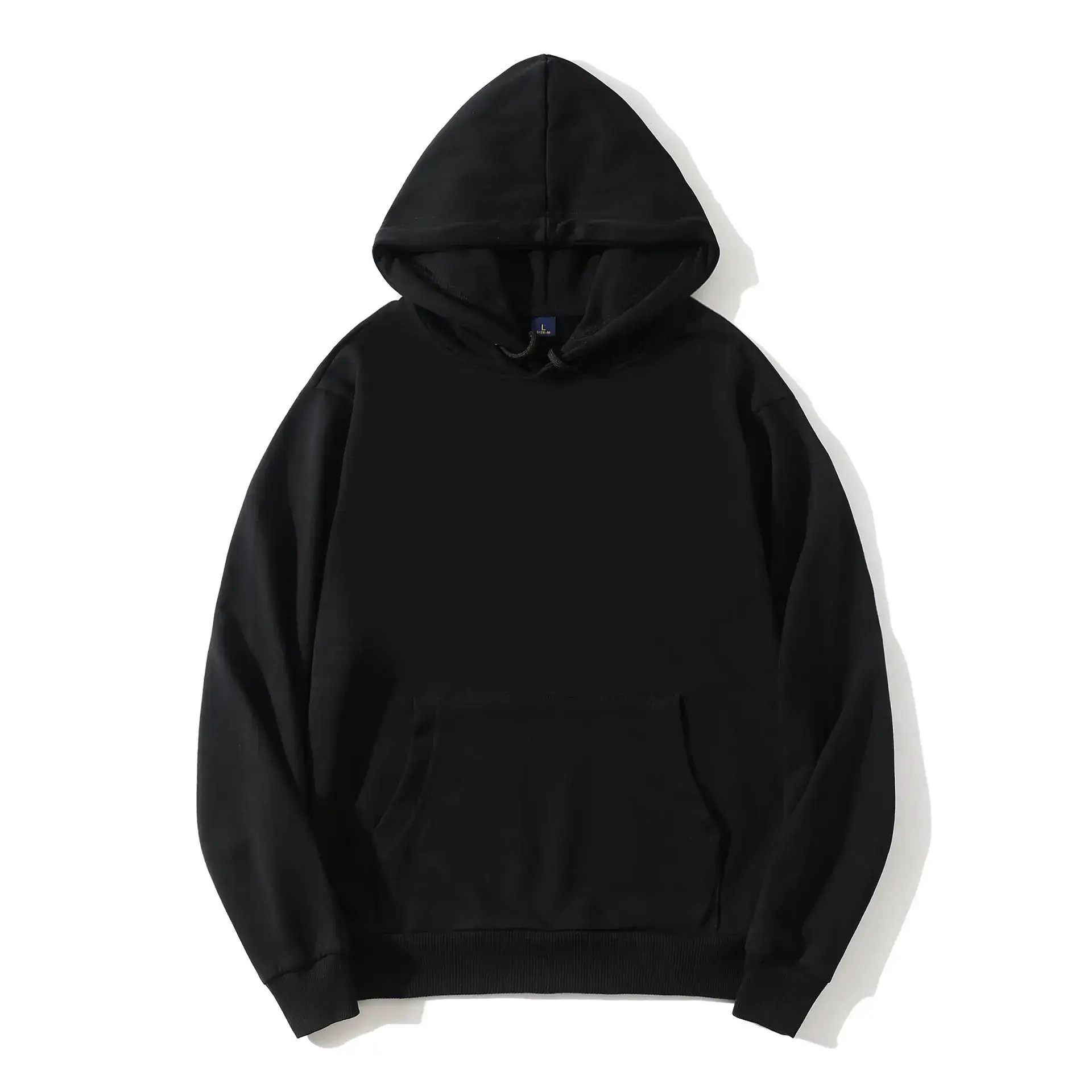 Yellow Hooded Sweatshirt with Embroidered Logo - Image 16