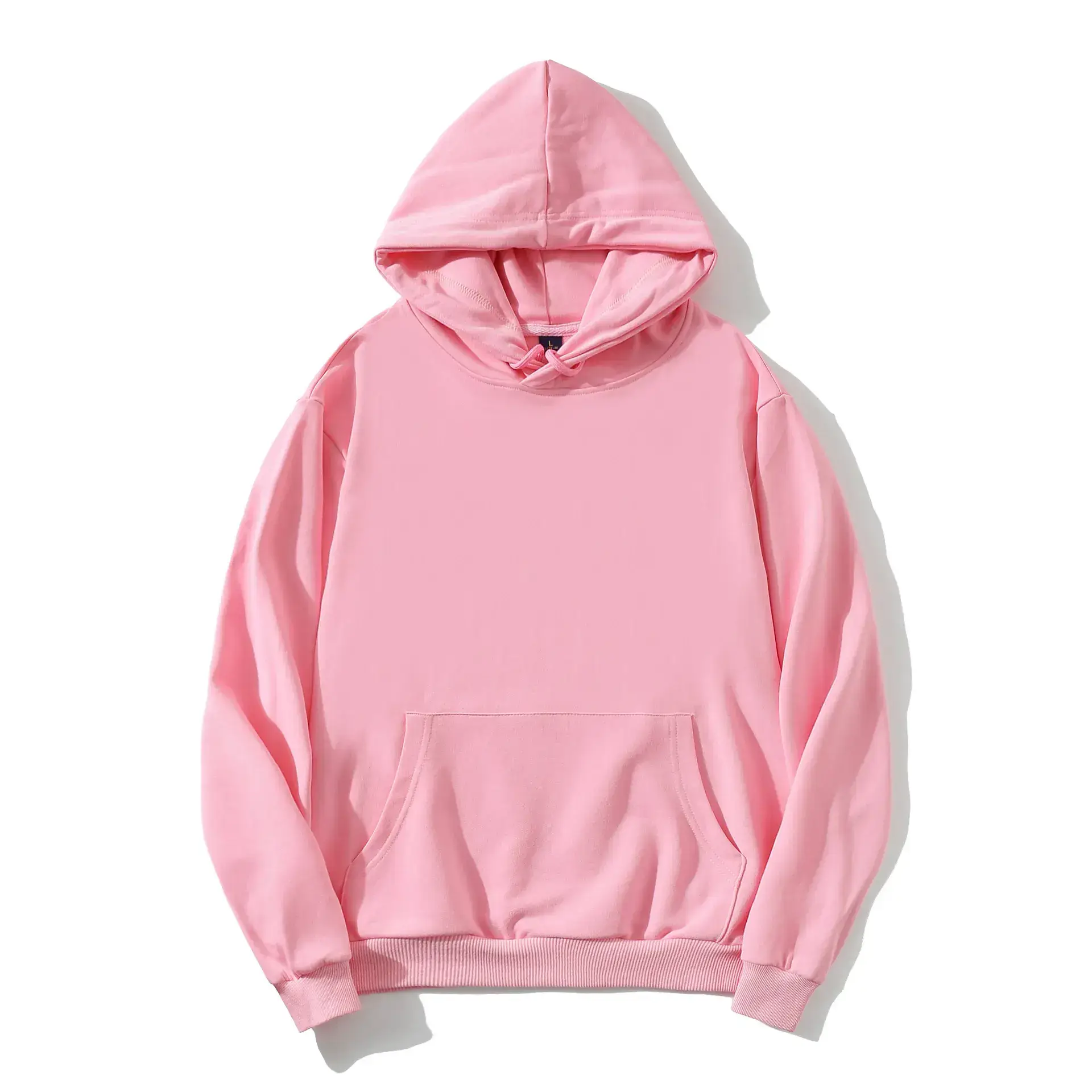 Yellow Hooded Sweatshirt with Embroidered Logo - Image 7