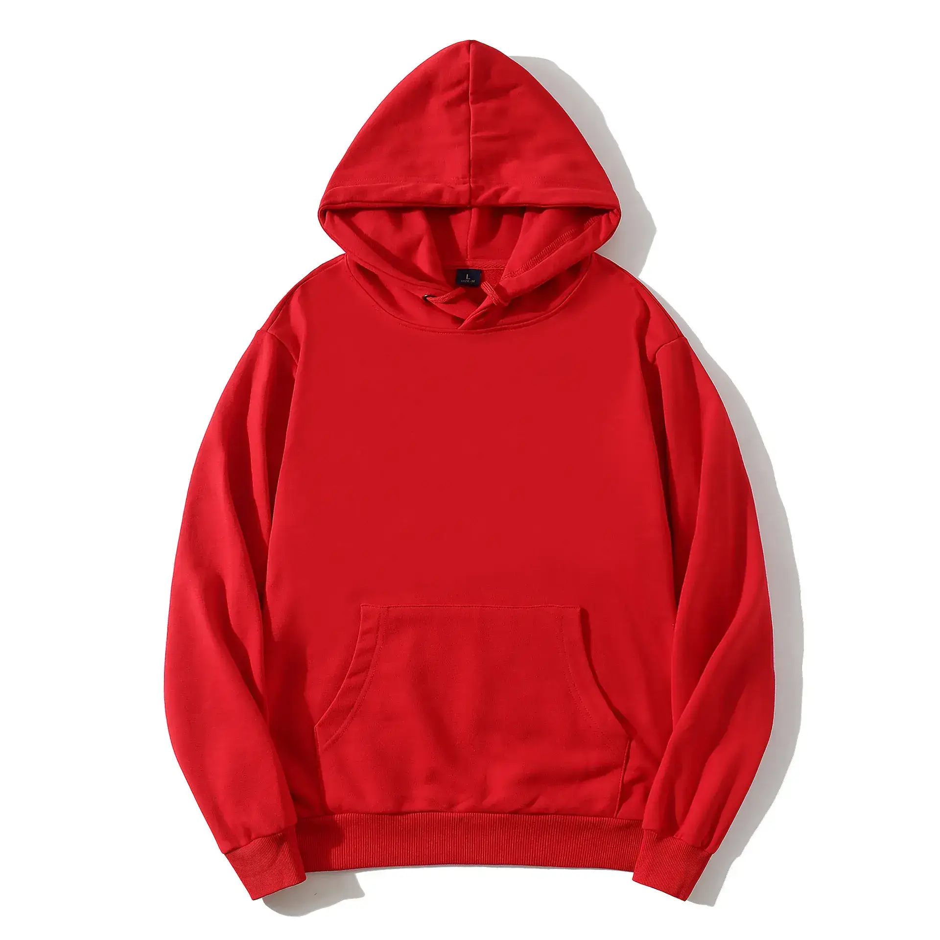 Yellow Hooded Sweatshirt with Embroidered Logo - Image 2