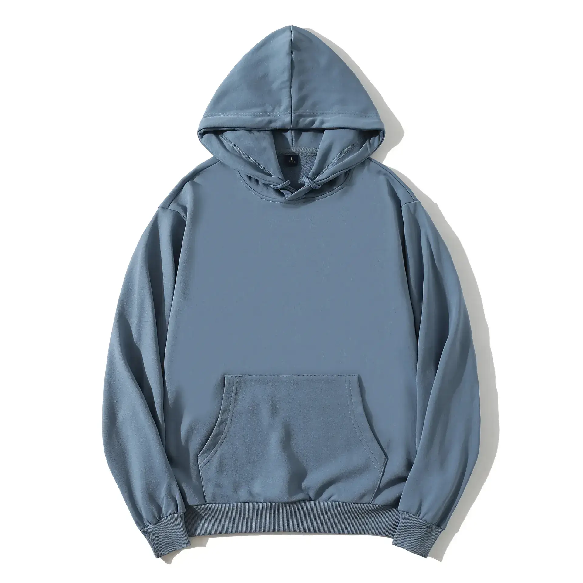 Yellow Hooded Sweatshirt with Embroidered Logo - Image 9