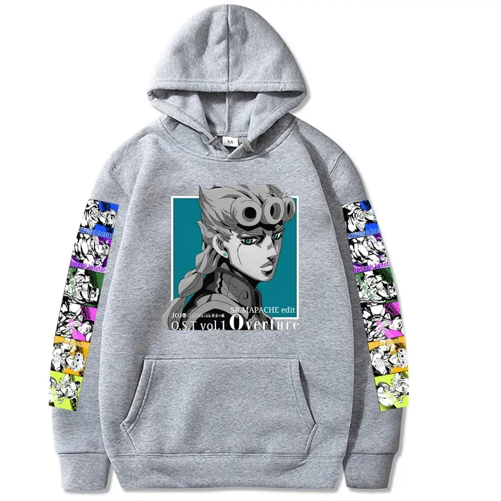 Cross-border JOJO Hooded Sweatshirt Grey Velvet - Image 4