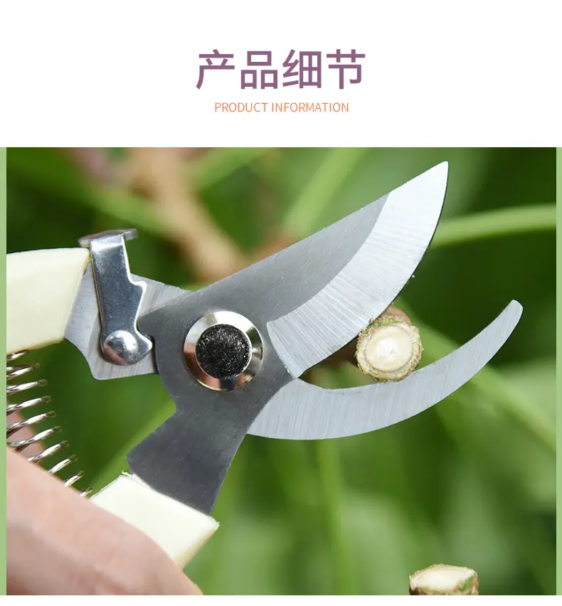 Factory Direct Sales of Stainless Steel Gardening Pruning Shears, Garden Shears, Gardening Tools, Factory Wholesale — feature 13