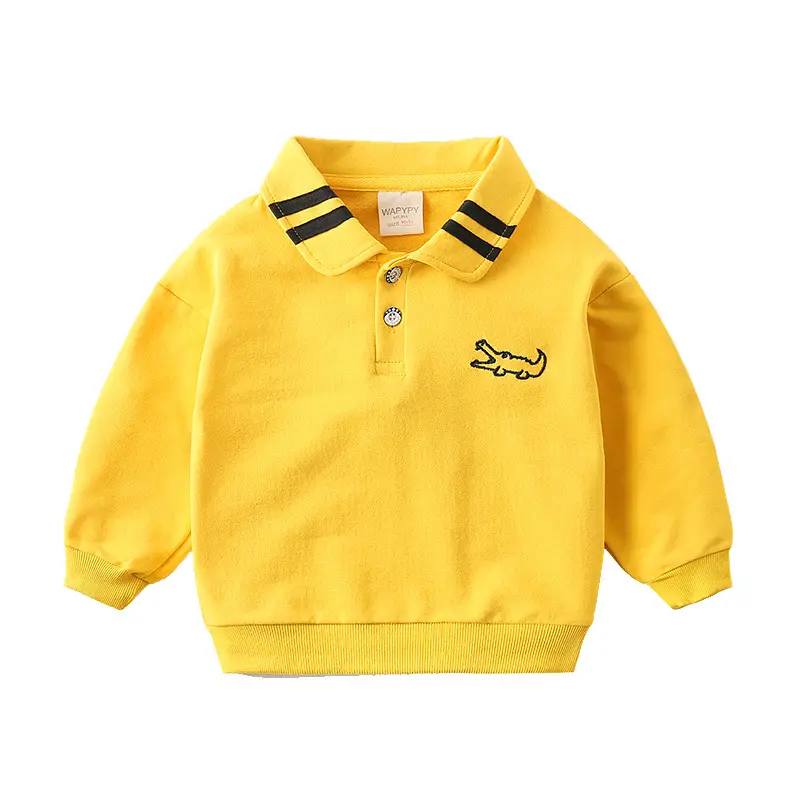 Yellow Korean Boys Hoodie Vest 2021 - Image 6