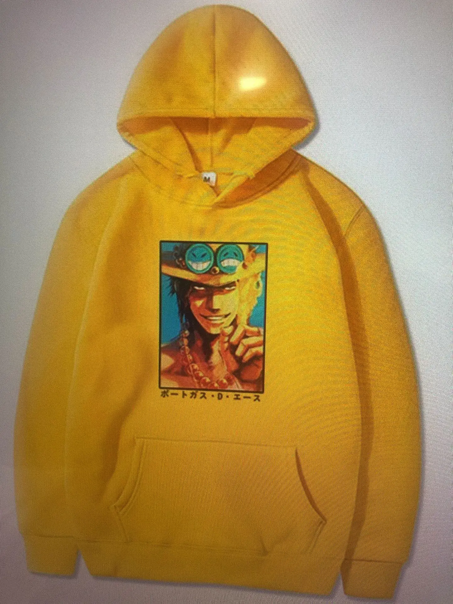 Yellow JOJO Comic Hoodie for Men Women - Image 19