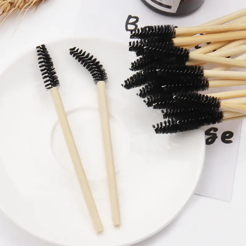 Bamboo Eyelash Brush Set for Hair & Eyebrow