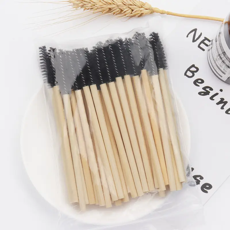 Bamboo Eyelash Brush Set for Hair & Eyebrow