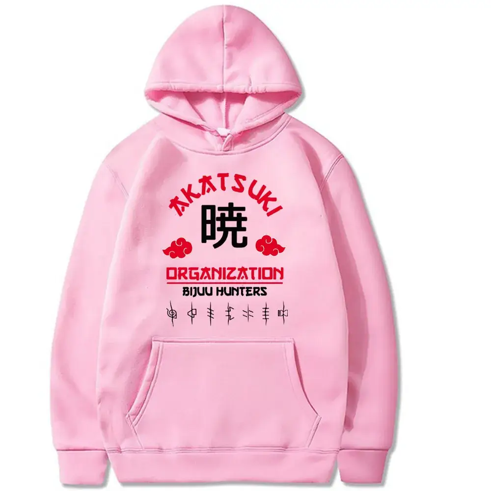 Naruto Organization Hoodie for Men Women Grey - Image 5