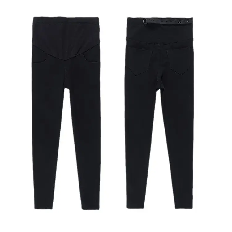 Black Long Leggings Winter Fit Large Size - Image 7