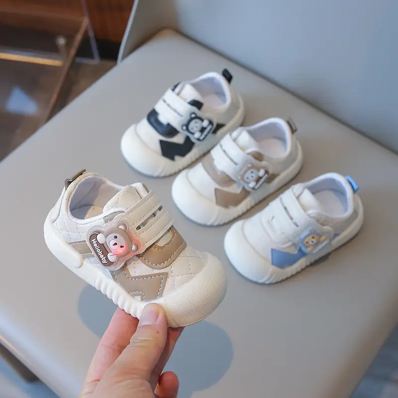 Baby Closed-Toe Sneakers with Velcro & Soft Sole