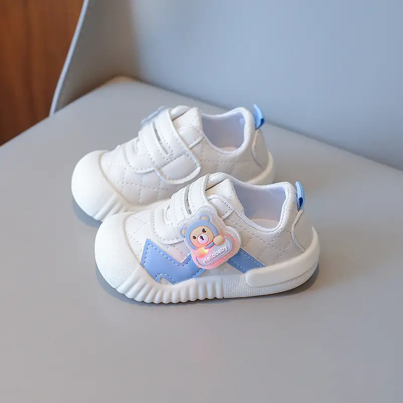 Baby Closed-Toe Sneakers with Velcro & Soft Sole