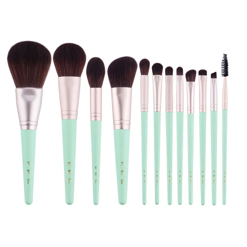 Cangzhou 10-Piece Makeup Brush Set with Animal Hair Brushes - Image 13