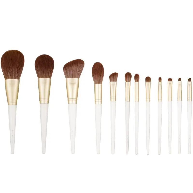 Cangzhou 10-Piece Makeup Brush Set with Animal Hair Brushes - Image 14
