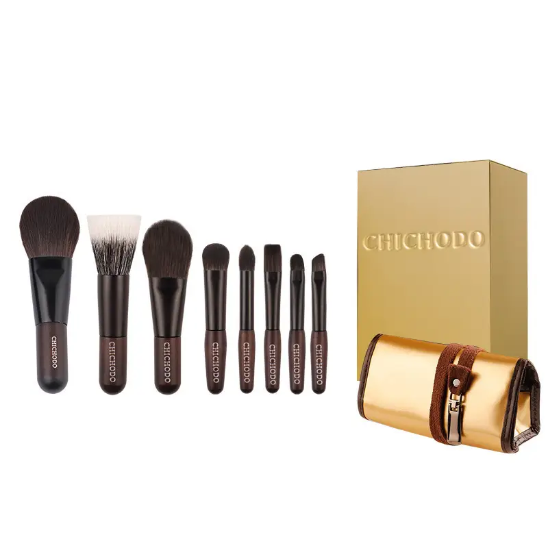 Cangzhou 10-Piece Makeup Brush Set with Animal Hair Brushes - Image 17
