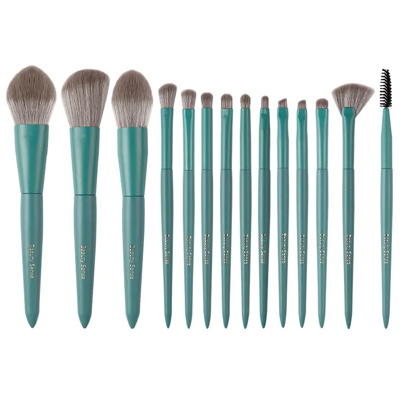 Cangzhou 10-Piece Makeup Brush Set with Animal Hair Brushes - Image 18