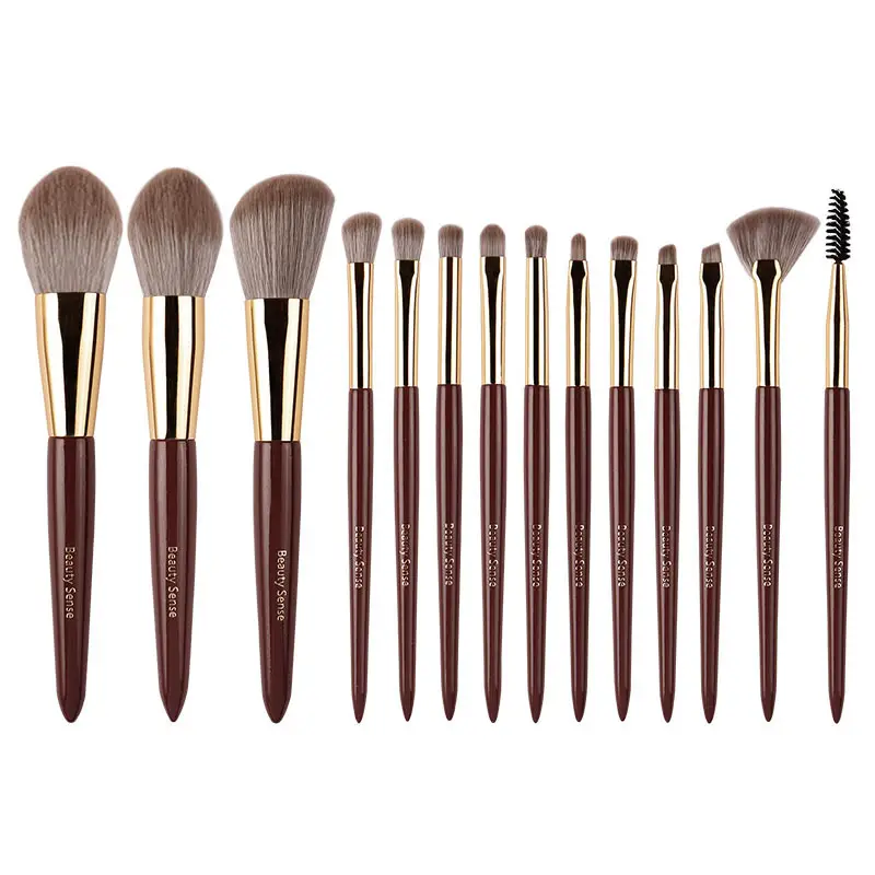 Cangzhou 10-Piece Makeup Brush Set with Animal Hair Brushes - Image 20