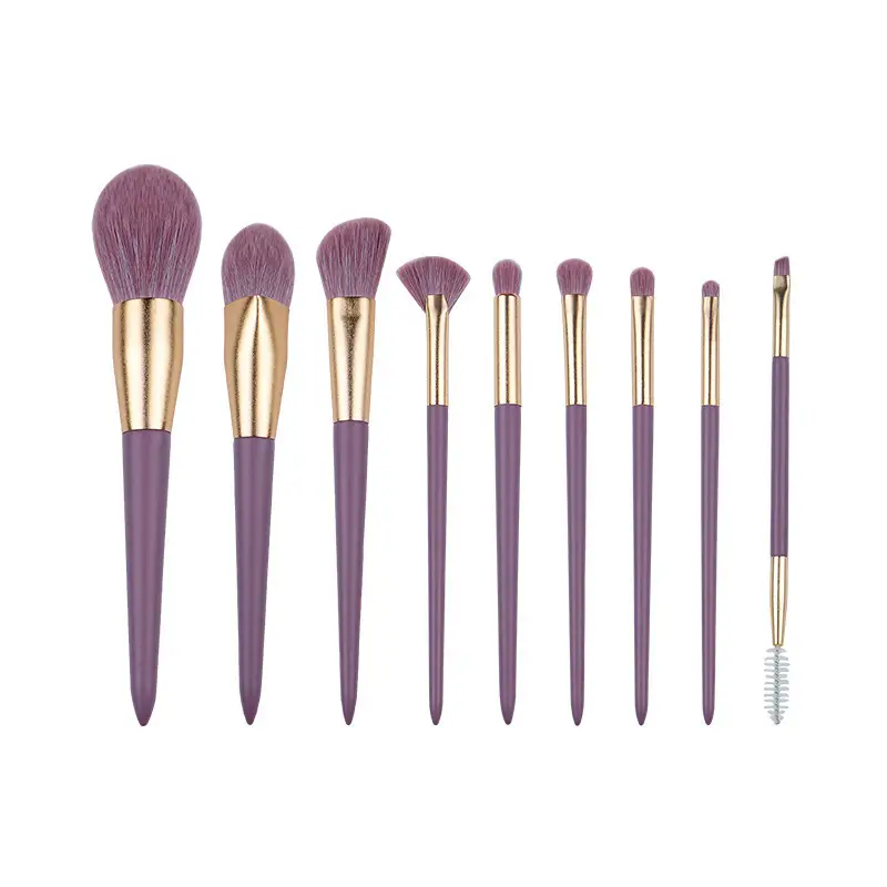 Cangzhou 10-Piece Makeup Brush Set with Animal Hair Brushes - Image 22