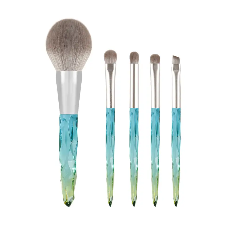 Cangzhou 10-Piece Makeup Brush Set with Animal Hair Brushes - Image 24