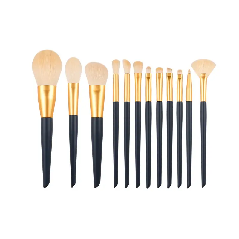 Cangzhou 10-Piece Makeup Brush Set with Animal Hair Brushes - Image 28