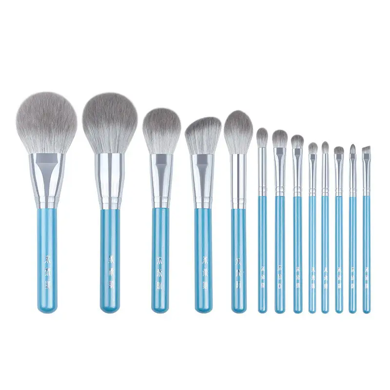Cangzhou 10-Piece Makeup Brush Set with Animal Hair Brushes - Image 3