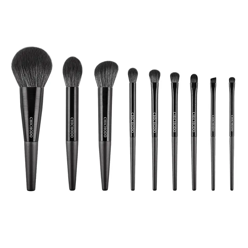 Cangzhou 10-Piece Makeup Brush Set with Animal Hair Brushes - Image 5