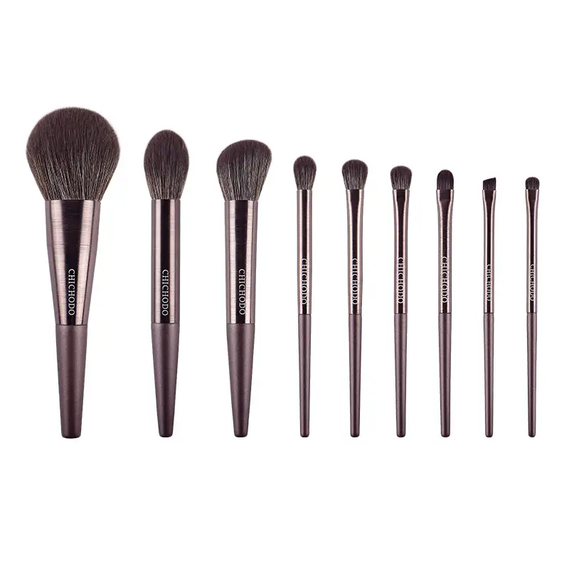 Cangzhou 10-Piece Makeup Brush Set with Animal Hair Brushes - Image 6