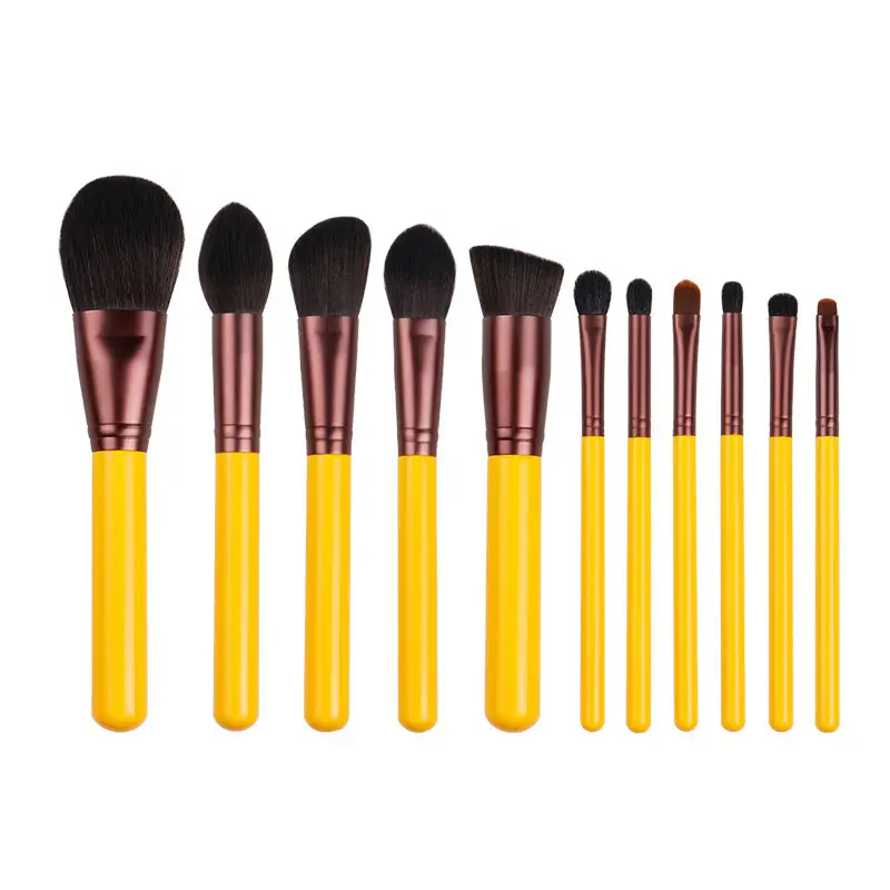Cangzhou 10-Piece Makeup Brush Set with Animal Hair Brushes - Image 8