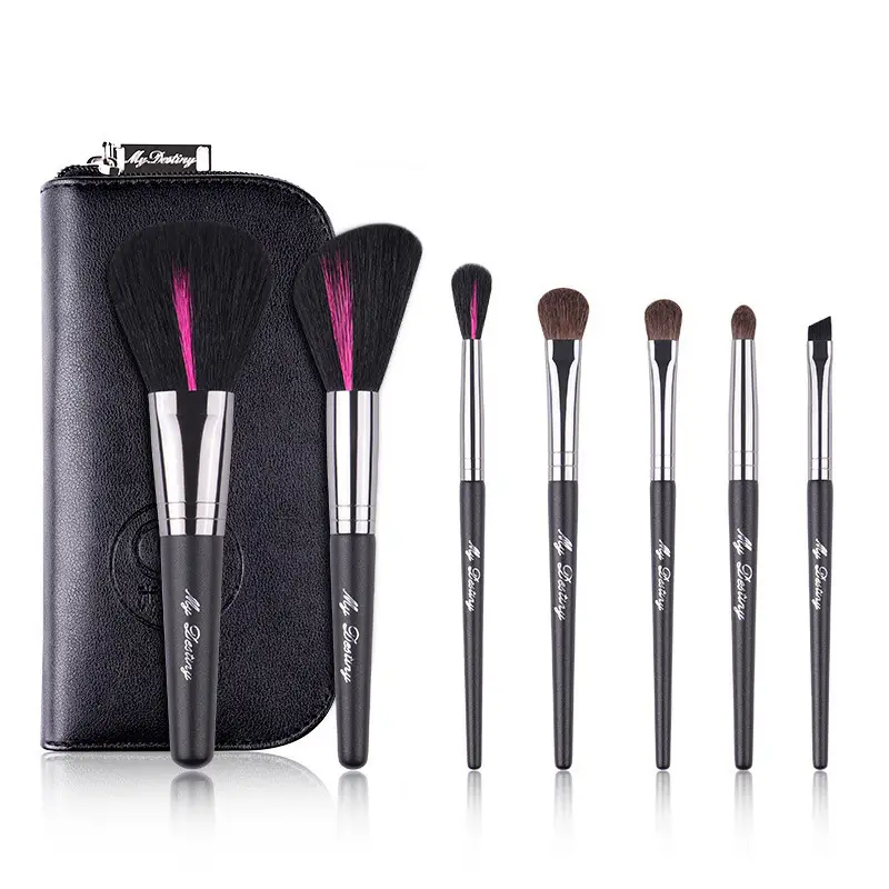 Cangzhou 10-Piece Makeup Brush Set with Animal Hair Brushes - Image 9