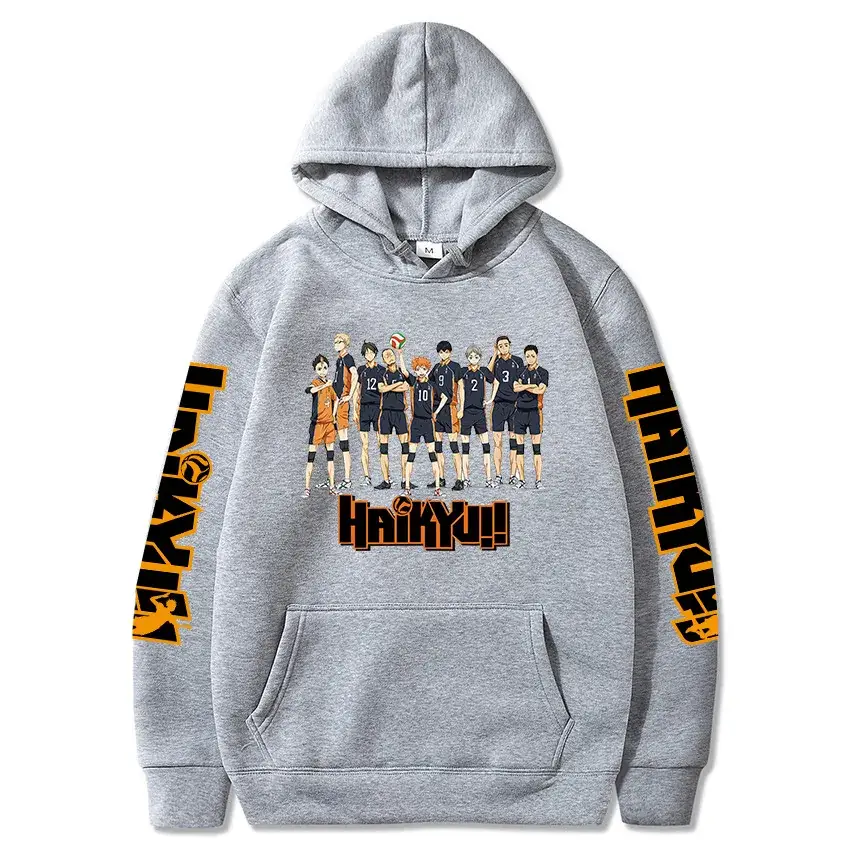 White Volleyball Team Graphic Hoodie for Youth - Image 4