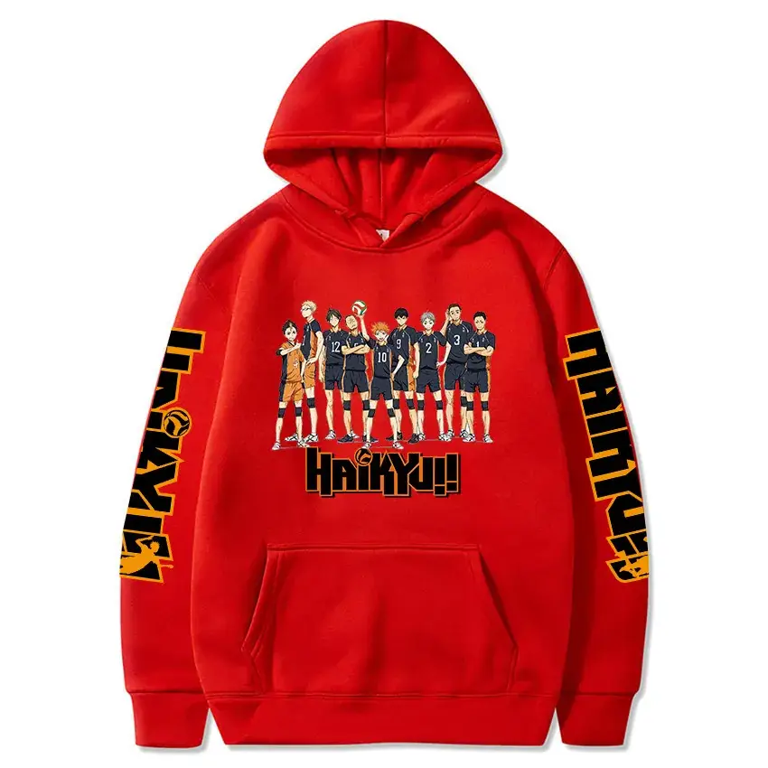 White Volleyball Team Graphic Hoodie for Youth - Image 3