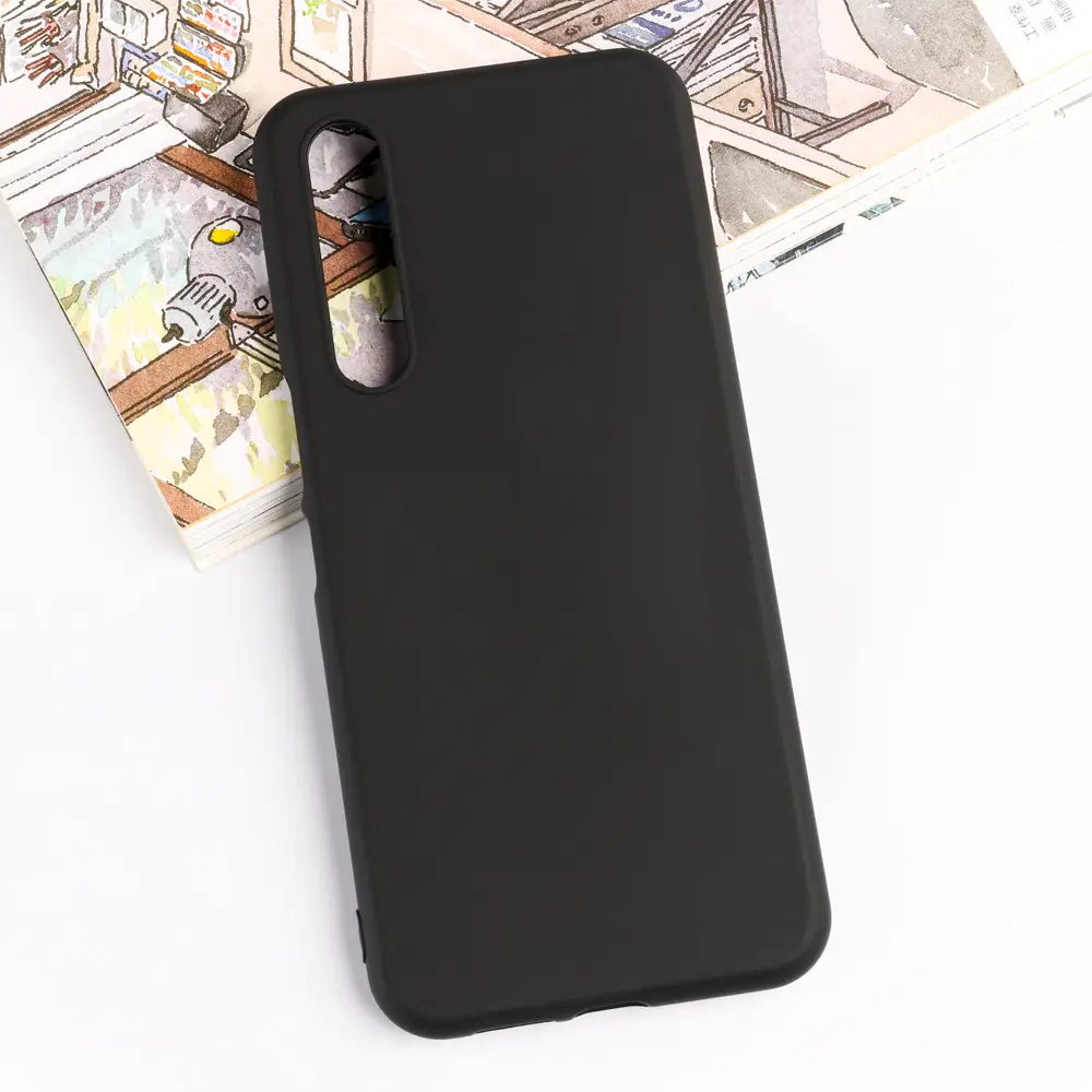Frosted Tpu Leather Phone Case Black — feature 2