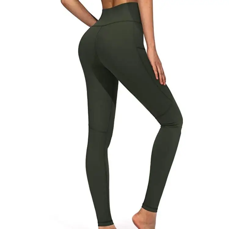 High-Elastic Printed Running Leggings Grey Xy493 - Image 2
