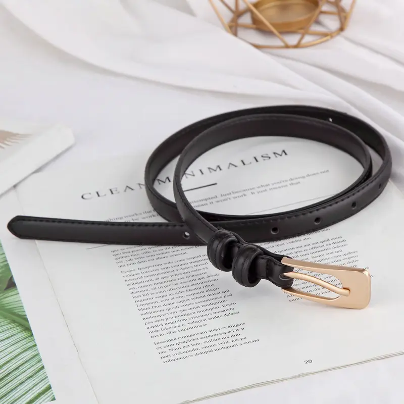 Women White Leather Belt Casual Wear - Image 13