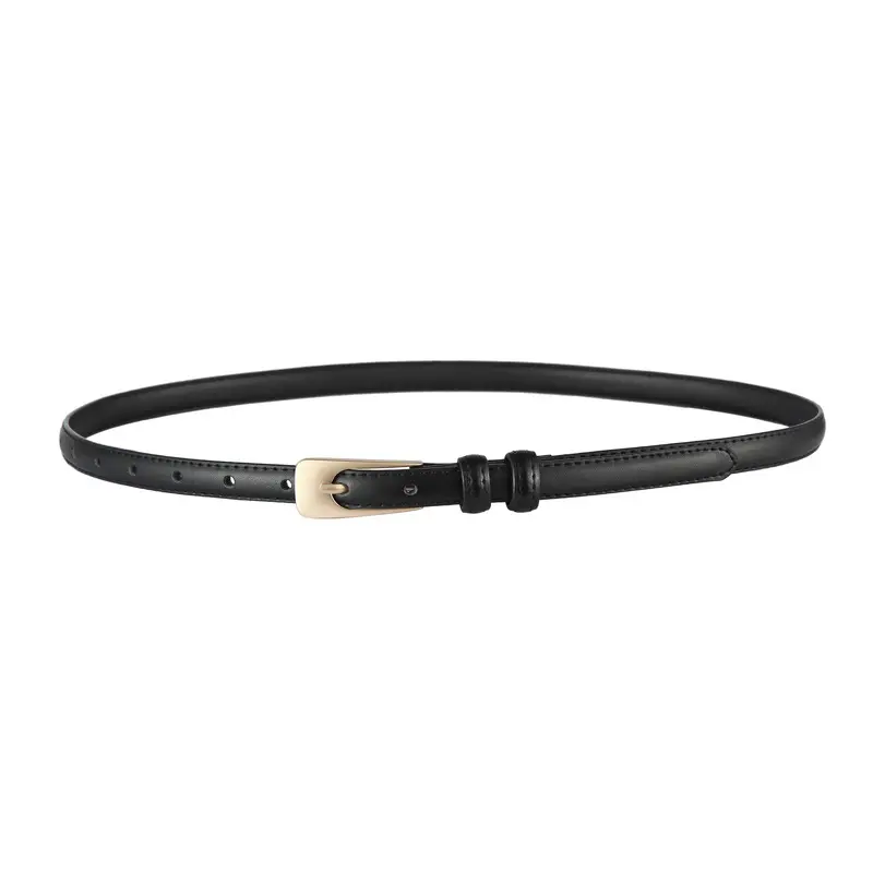 Women White Leather Belt Casual Wear - Image 15