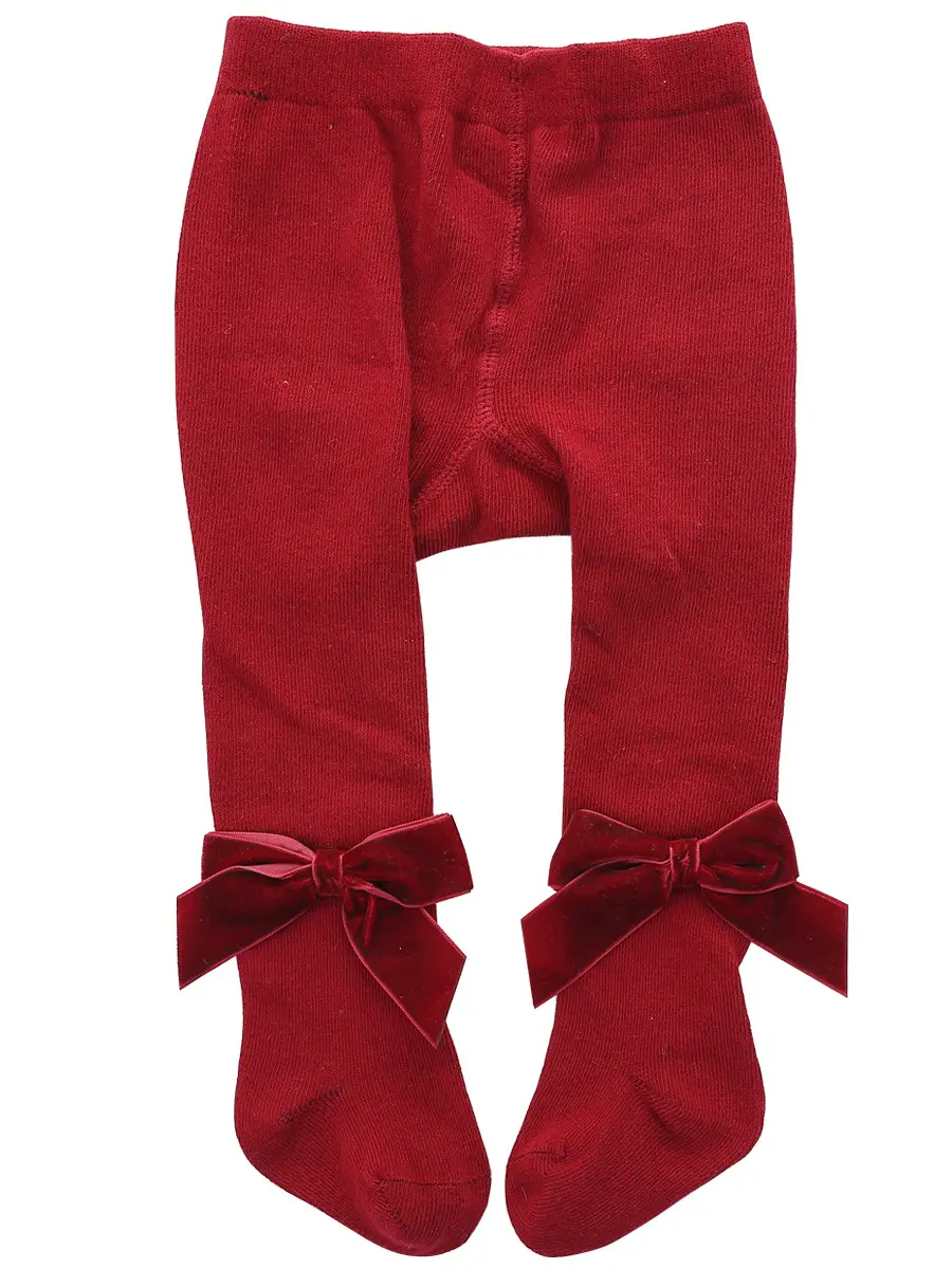 Velvet Bow Baby Tights European American Style - Image 11