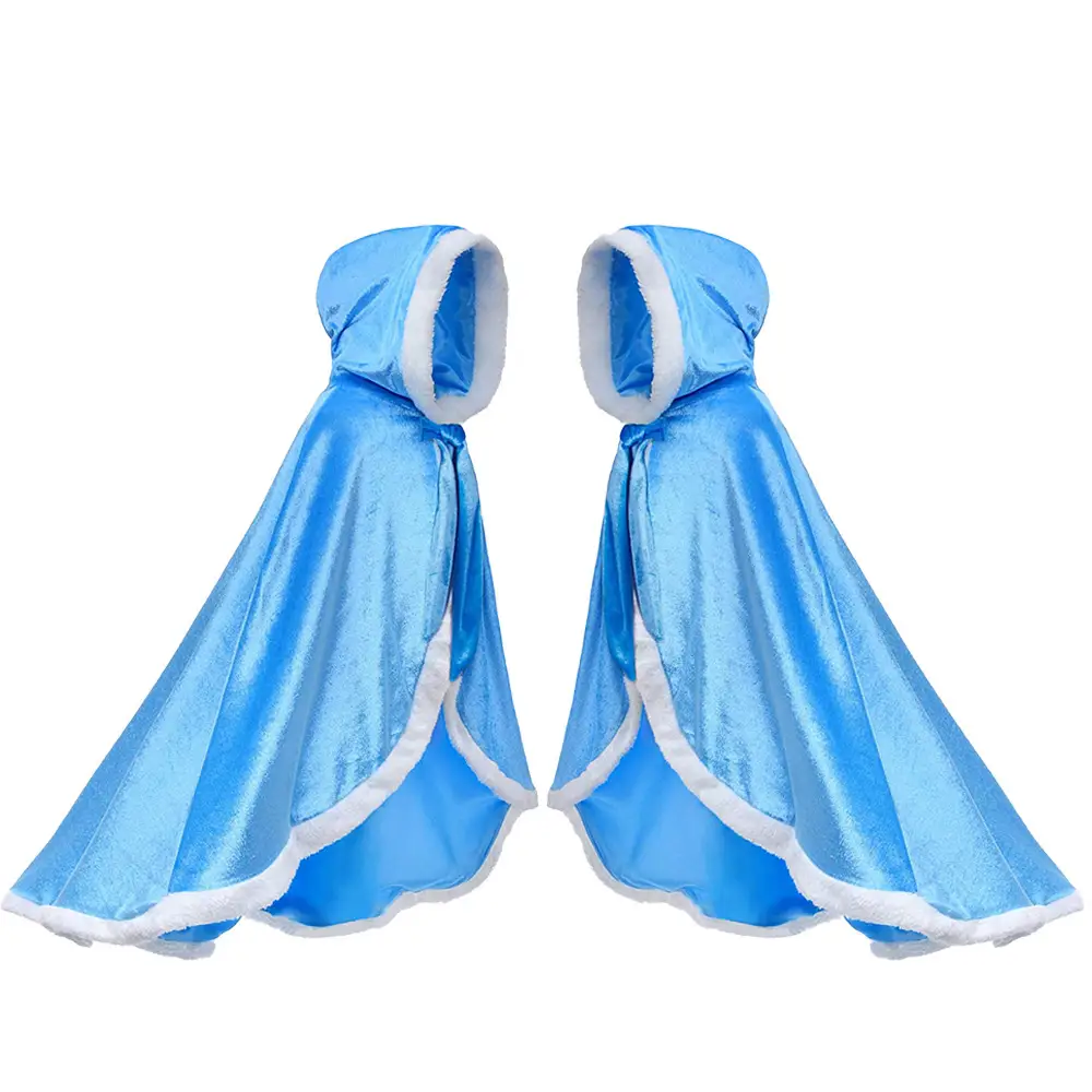 Red Frozen Aisha Princess Cape Shawl for Girls - Image 5